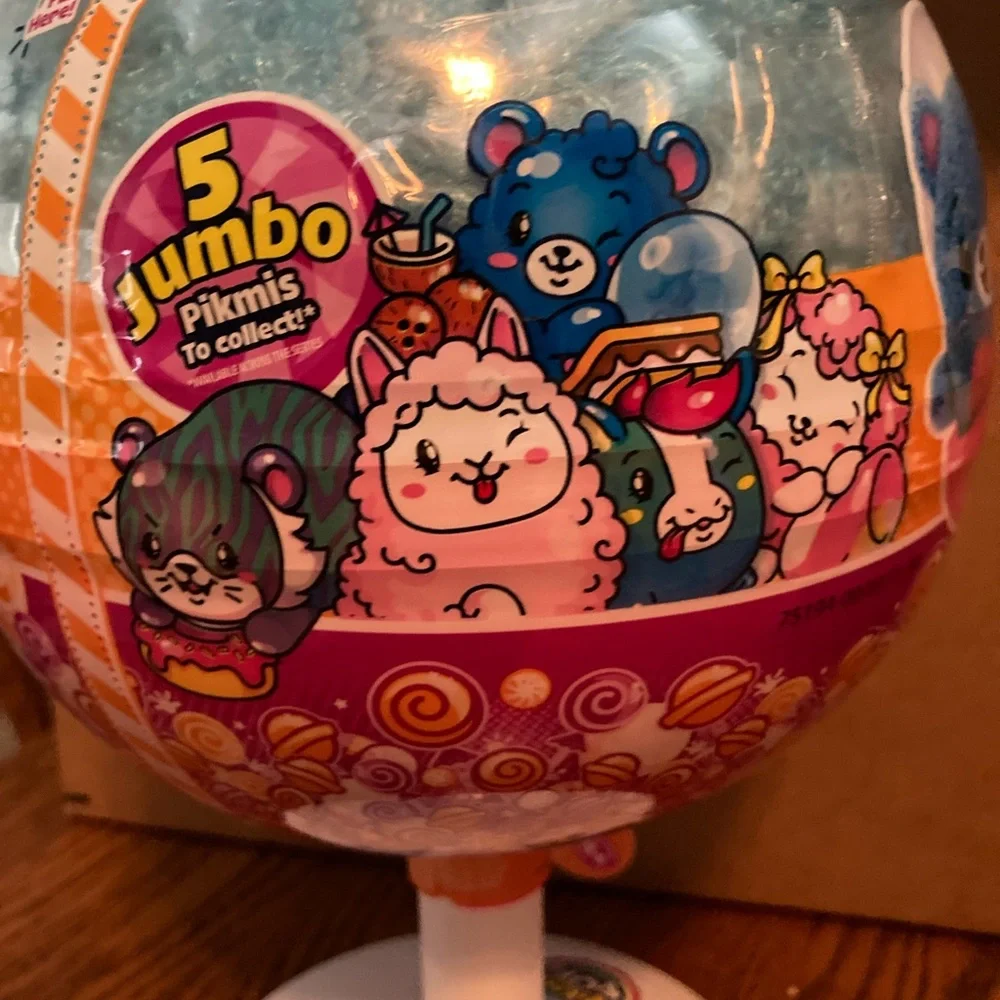 💕🐻LOVEtheCURLY BEAR🐻💕PIKMI POPS SURPRISE! JUMBO scented PLUSH UNOPENED 🤩NEW🤩